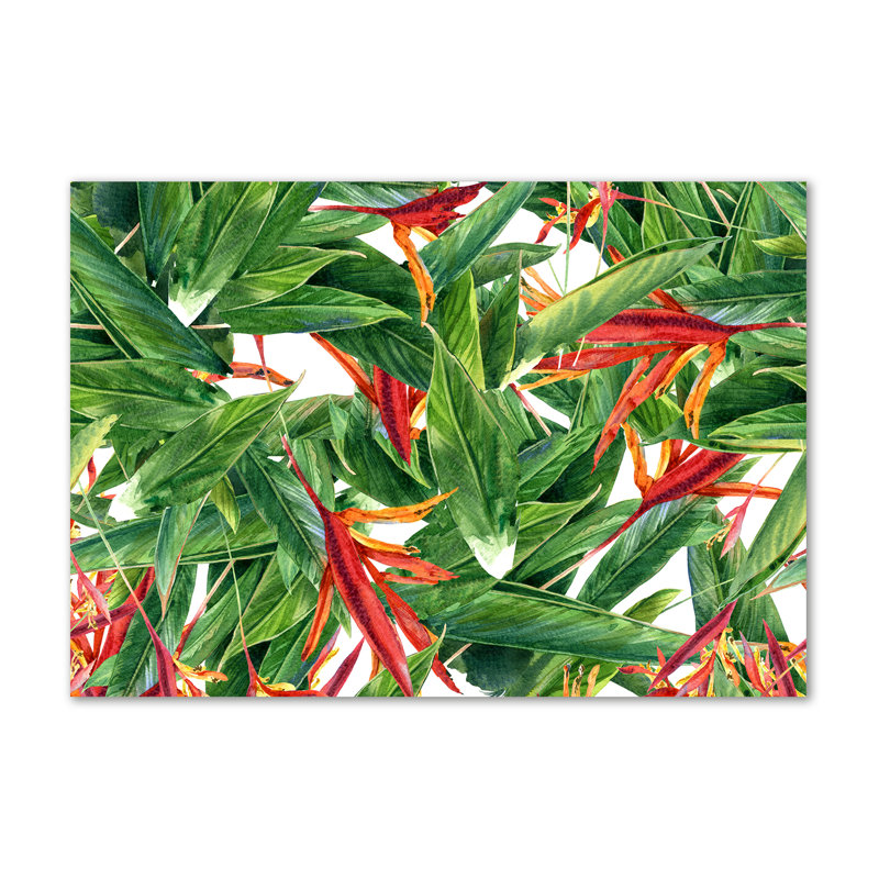 Floral Pattern - Wrapped Canvas Print