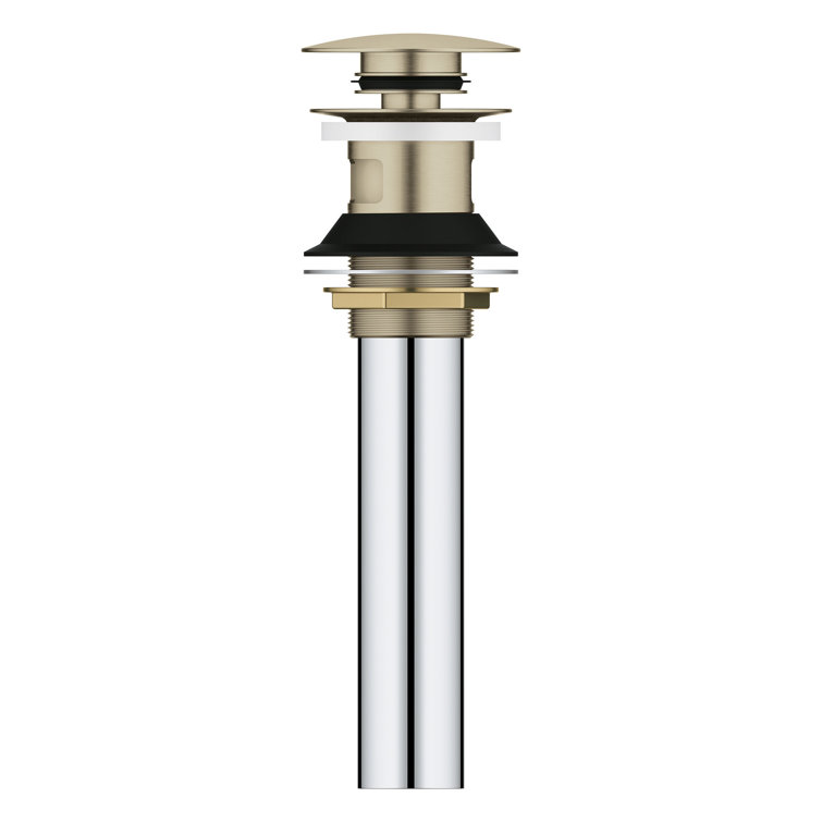 Universal Pop-Up Bathroom Sink Drain with Overflow