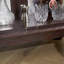 Vitrine 2 portes avec portes en verre trempé, armoires de terrasse avec panneau arrière en miroir et tablettes réglables, vitrine éclairée pour la maison, ampoule de bureau incluse-1916290229
