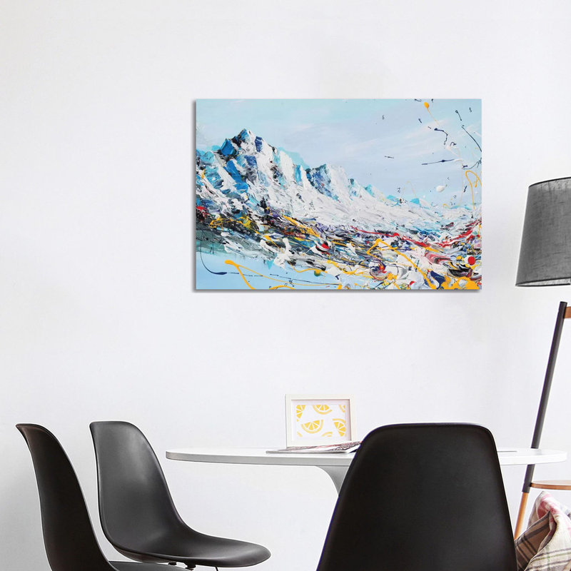 Mountain Fun 1 Piece Painting on Canvas, 101.6 cm H x 66.04 cm W x 1.91 cm D, Wrapped Canvas