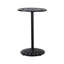 Élégante table de bar d'extérieur en aluminium avec apparence charmante et brillante en cuivre antique