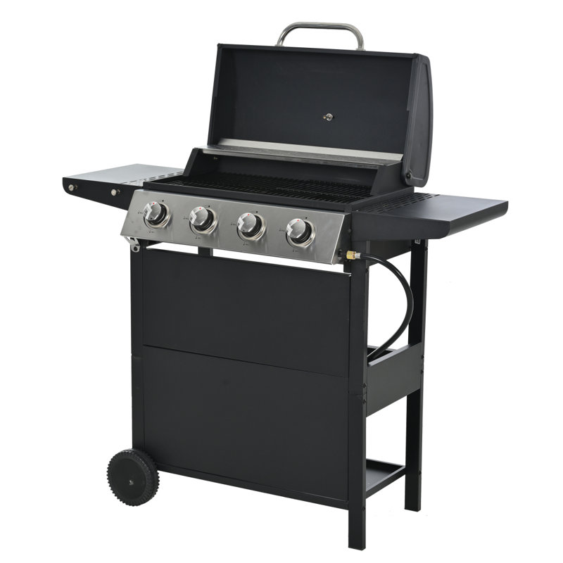 Barbecue au propane, barbecue de jardin en acier inoxydable