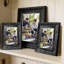 Cadre noir 3 pièces pour photos et décor de vestibule 11 "x 14"