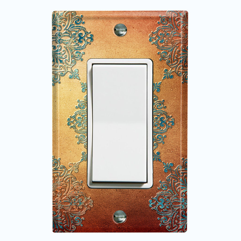 Plaque murale d'interrupteur à bascule 1-Gang, H 4,50 po x l 2,75 po x P 0,15 po