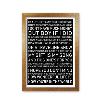 Your Song - Print