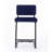 Estes Upholstered Stool with Metal Frame-1609516366-1609516361