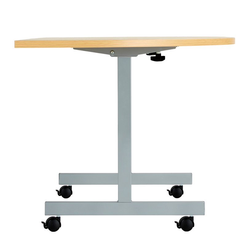 Bouton 140cm Half-circle Conference Table, H72 x L140 x W70cm, Oak