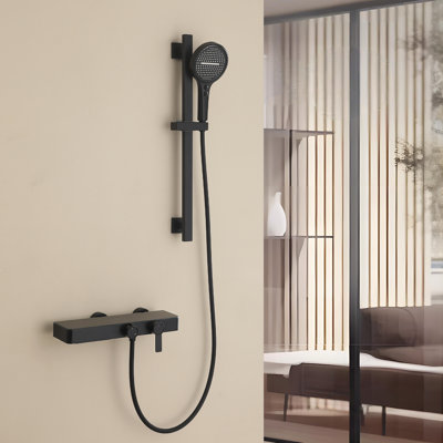 Modern Multifunctional Thermostatic Shower Set Simple Hot And Cold Knob Shower Set Two-Function Bathtub Faucet Set