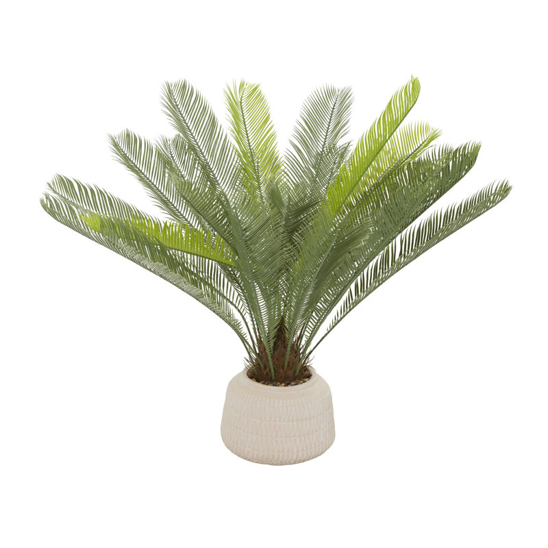 35.5'' Faux Palm Plant in Pot
