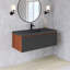 Meuble-lavabo mural simple 42 po avec comptoir en quartz 42 po-923783943