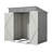 6 ft. W x 4 ft. D Lean-To Metal Storage Shed