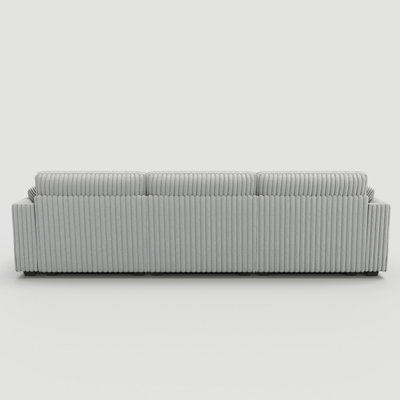 L-Shaped Modular Sectional with Ottoman