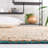Ifeoluwakitan Natural Fiber Flat Weave Jute/Cotton Geometric Rug in Teal/Natural-310069923