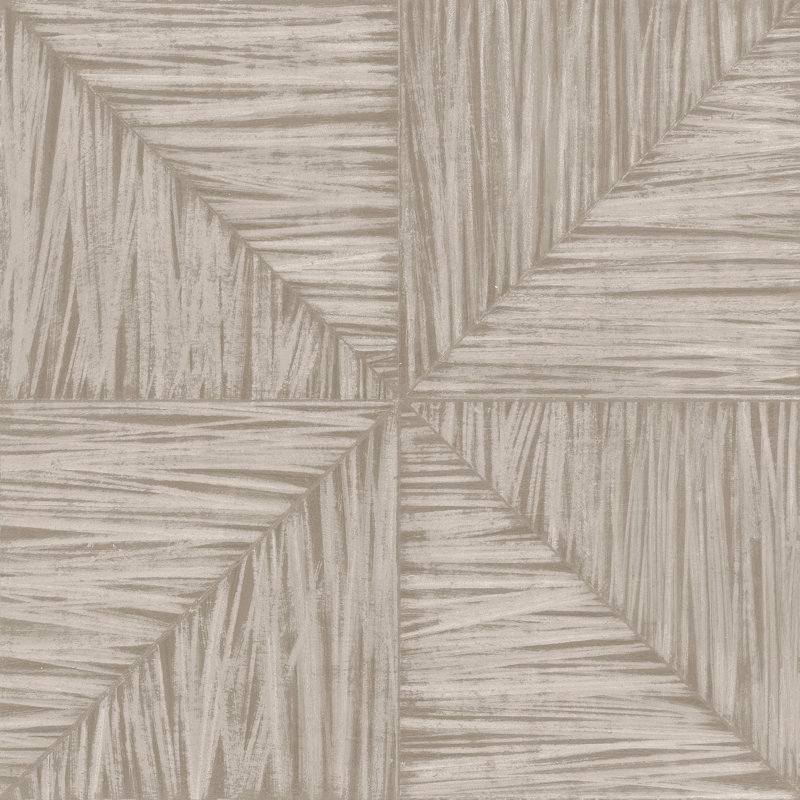 Parquet Large - Wallpaper by Norman Wyatt Home, Walnut Brown, Premium Paper, Non-Pasted