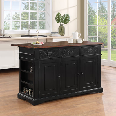 Damon Wood Kitchen Island