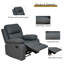 Fauteuil inclinable en similicuir Zanelle-1856149443