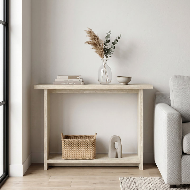 Table de vestibule avec tablette ouverte Caerthan