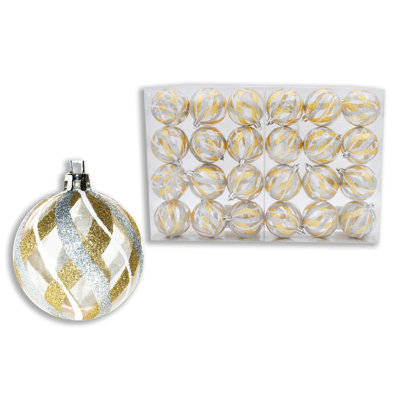24 Piece Ball Ornament Set