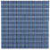 Color Wave 1" x 1" Glass Mosaic Field Tile in Twilight Blue