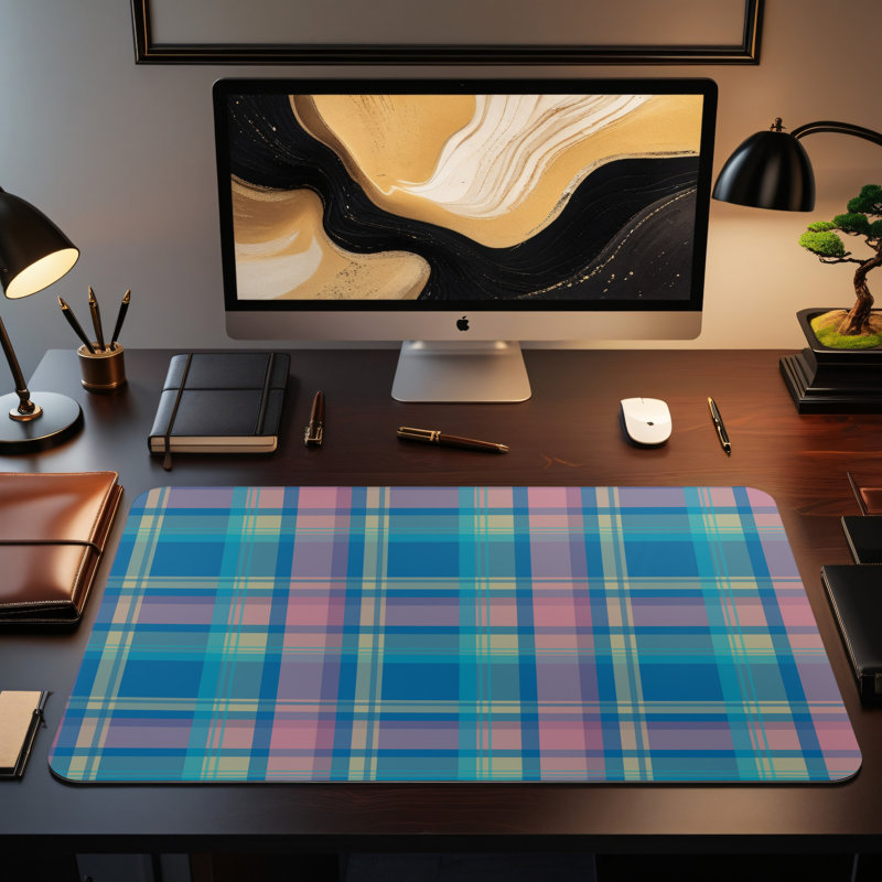 Polyester Desk Pad, 14.4x12.1