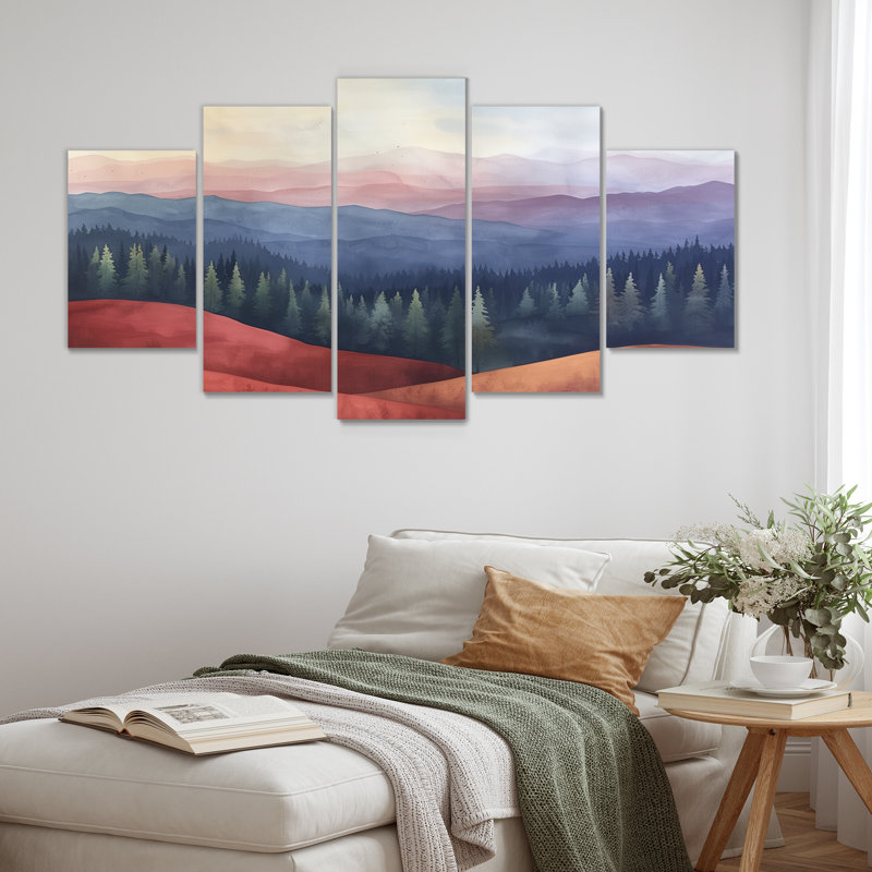 Christner - campagne, ensemble d'art sur toile