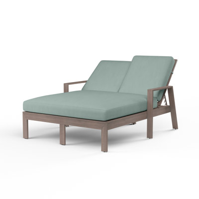 Laguna Double Reclining Chaise Lounge with Cushion
