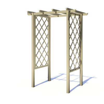 Pressure Treated Arch Trellis