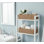 Panier de salle de bain, panier de papier hygiénique pour 2 paniers de rangement, panier décoratif festonné avec poignée, panier en osier pour décoration de salle de bain, décoration intérieure, salon, neutre