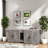 Litter Box Enclosure With Double Room