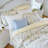Laura Ashley Meadow Floral Cotton Blue Duvet Cover Set-65439123