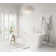 59 Inch Bathtub in Glossy White with Trim