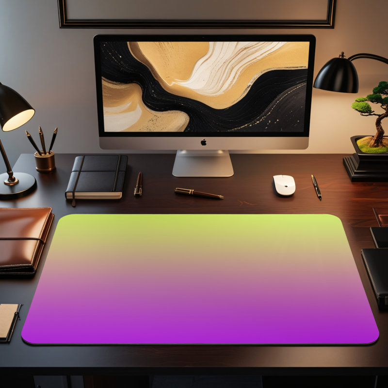 Polyester Desk Pad, 31.5x15.5