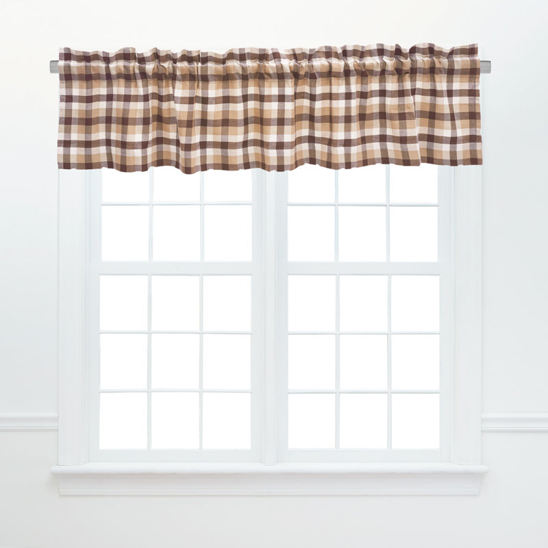 Dunmore Plaid Plaid 72" Window Valance