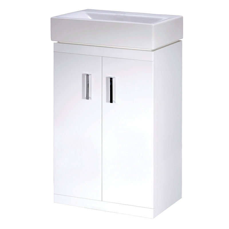 Checkers 450 450mm Single Bathroom Vanity with Integrated Basin