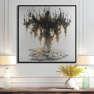 «Ethereal Tree Awakening Art», impression murale abstraite