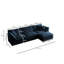 Canapé modulaire surdimensionné en forme de L avec repose-pieds réversible Free Combination Comfy-5730847