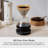 Outin Claro Portable Coffee Scale, Digital Espresso Scale With Timer, 0.1g Precision, Rechargeable Pour Over Scale, Black