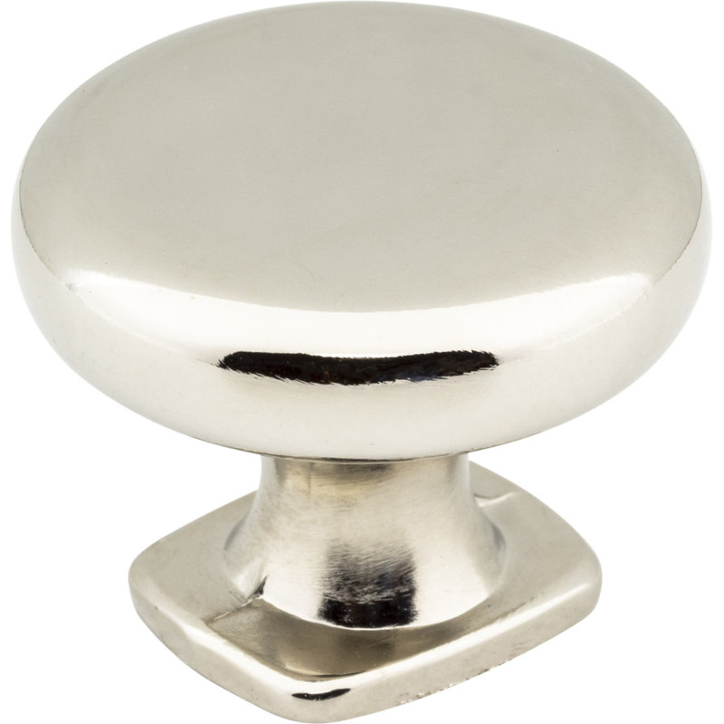 Belcastel I 1 3/8" Diameter Mushroom Knob, Polished Nickel