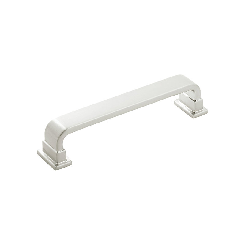 Brighton Collection Handle Pull - Cabinet Pull - Farmhouse Hardware for Drawers & Cabinets, 5-1/16", Satin Nickel