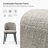 Kanalu Modern Dining Chair Set with Solid Wood Legs-1109626416-1109626417