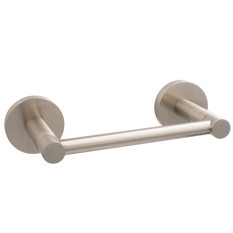Lugano 2-post Pivot Paper Holder, Satin Nickel