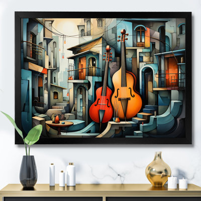 «Cubism Music Forms V», reproduction sur toile