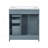Freestanding Vanity Set with 3 Drawers-1526545985