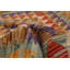 Tapis unique en laine rouge 4 pi 3 po x 5 pi 9 po Wiladean