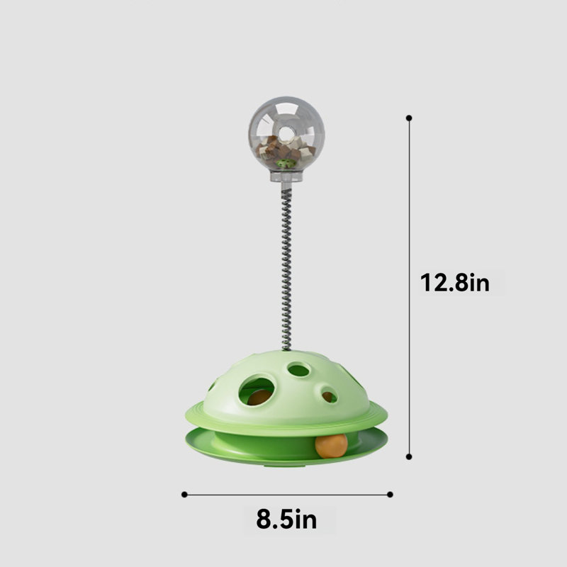 Distributeur de collations pour chats Leaking Food, Vert