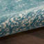 Tapis ivoire / bleu sarcelle Bujanov-1849389577