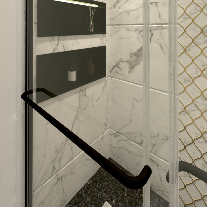 Portes de douche, Noir