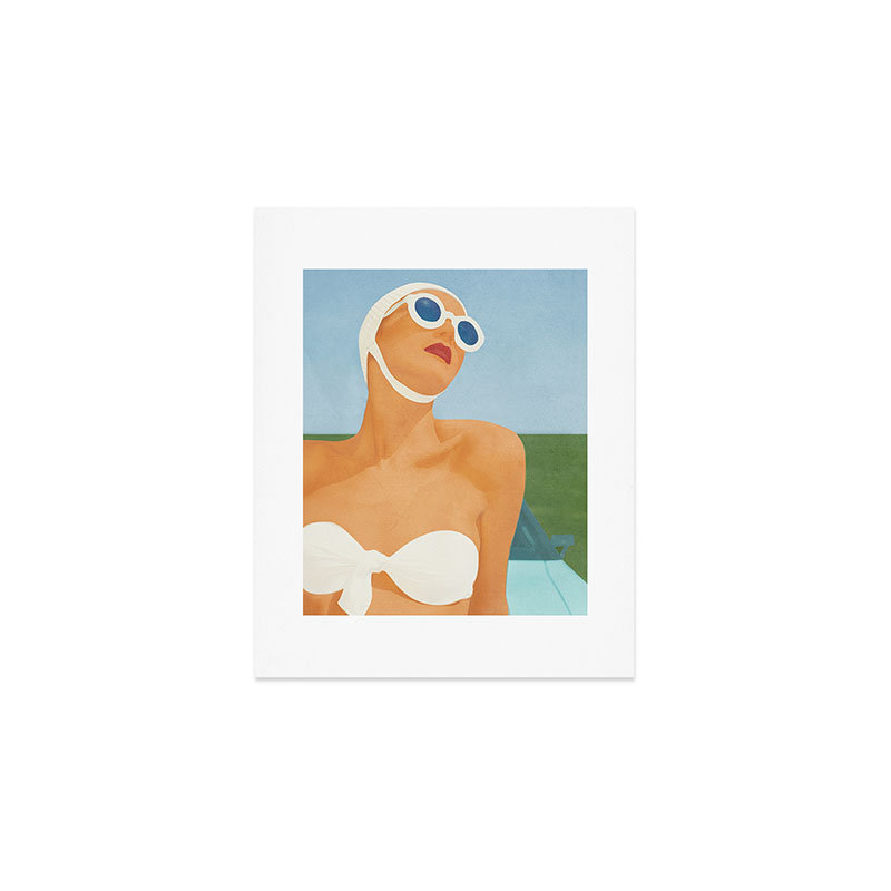 Flow Line Sunny I Framed Art Print, 10" H x 8" W x 1" D, Frameless Print, Does Not Apply