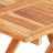 Square 2 - Person Teak Bistro Set with Cushions-73805905