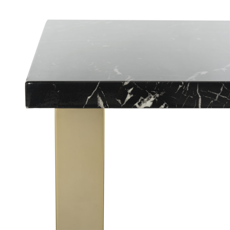 Amelea Coffee Table, Brass